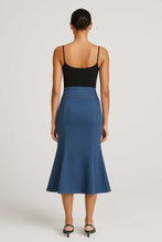 Load image into Gallery viewer, High-Waist Flared Midi Skirt in Lyocell