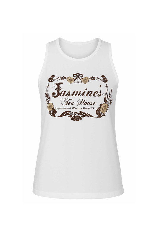 Sleeveless Cotton Elastane Jersey Top with Front Print