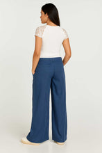 Load image into Gallery viewer, Wide-Leg Lyocell Denim Pants