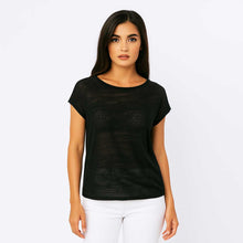 Load image into Gallery viewer, Cotton Blend Sheer Jersey Top