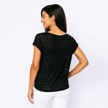 Load image into Gallery viewer, Cotton Blend Sheer Jersey Top