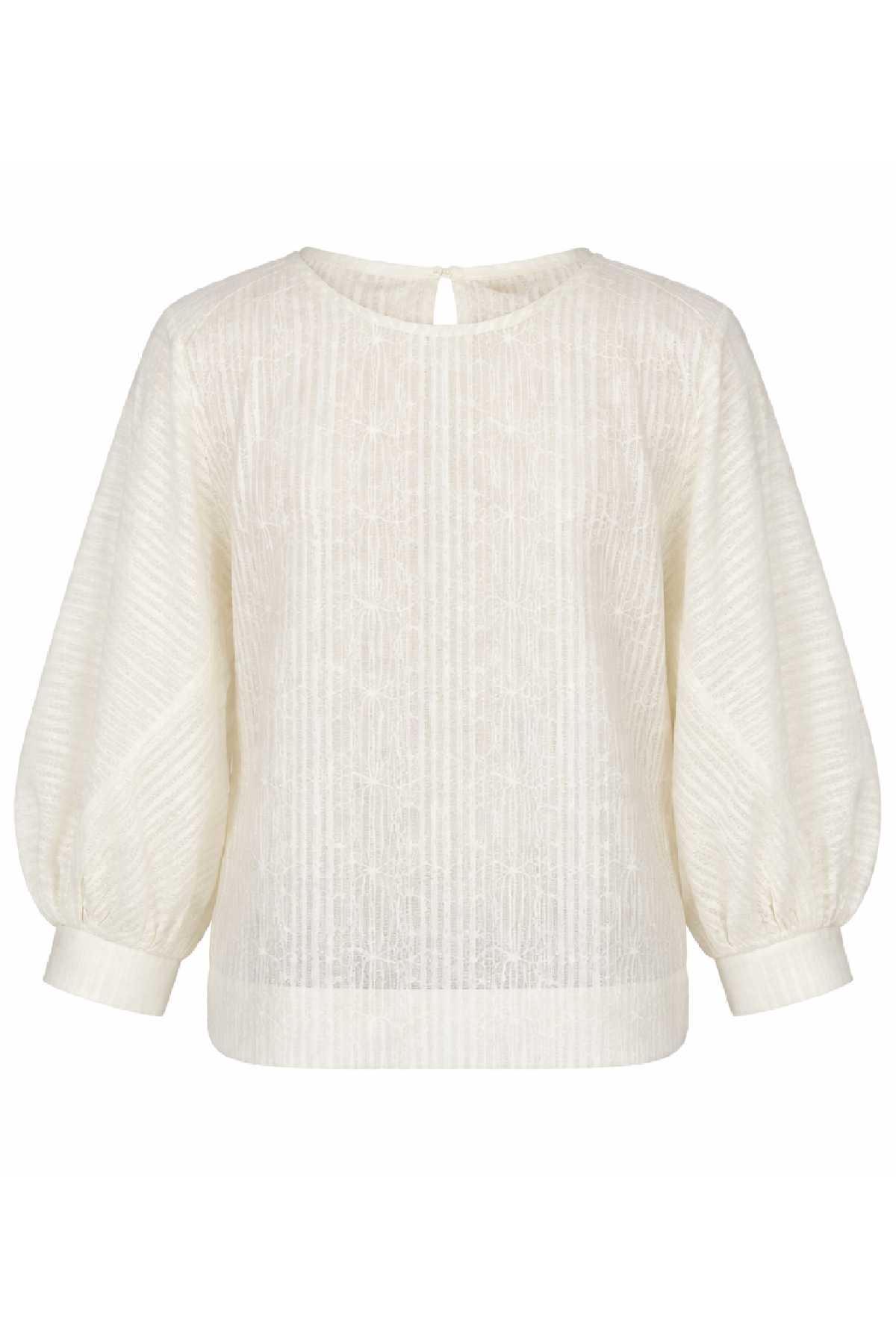 Μπλούζα σε κρεμ χρώμα με υφή και oversized υφή – Ελαφριά, αέρινη, χωρίς κόπο εκλεπτυσμένη