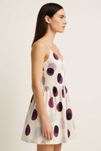 Load image into Gallery viewer, Sleeveless Cotton Poplin Polka Dot Dress – Fully Lined