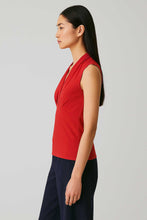 Load image into Gallery viewer, Women’s Sleeveless Jersey Viscose Top – Red