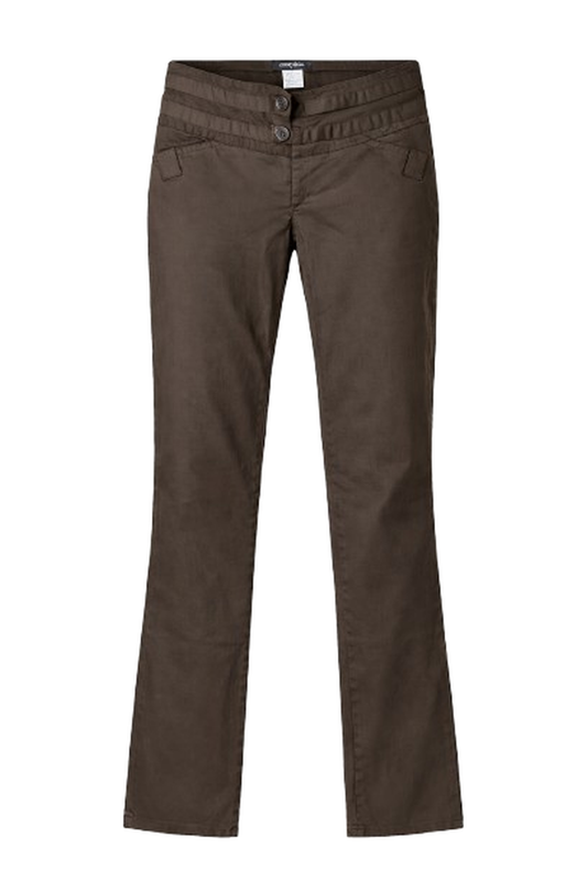 Παντελόνι Tailored Slim Fit με Λεπτομέρεια στη Μέση σε Στρώσεις
