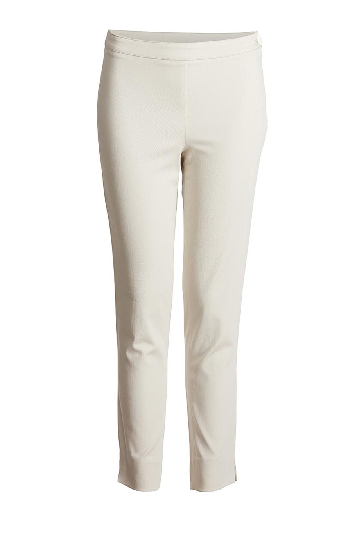 Fitted Stretch Trousers in Sand