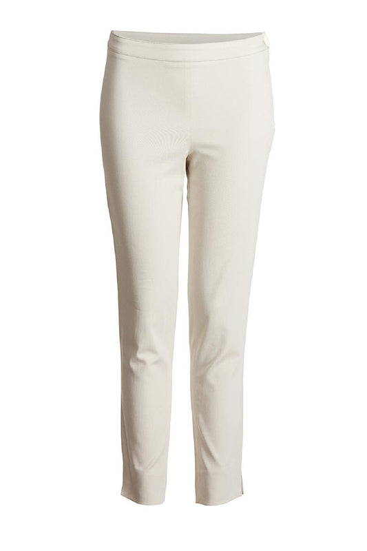 Fitted Stretch Trousers in Sand