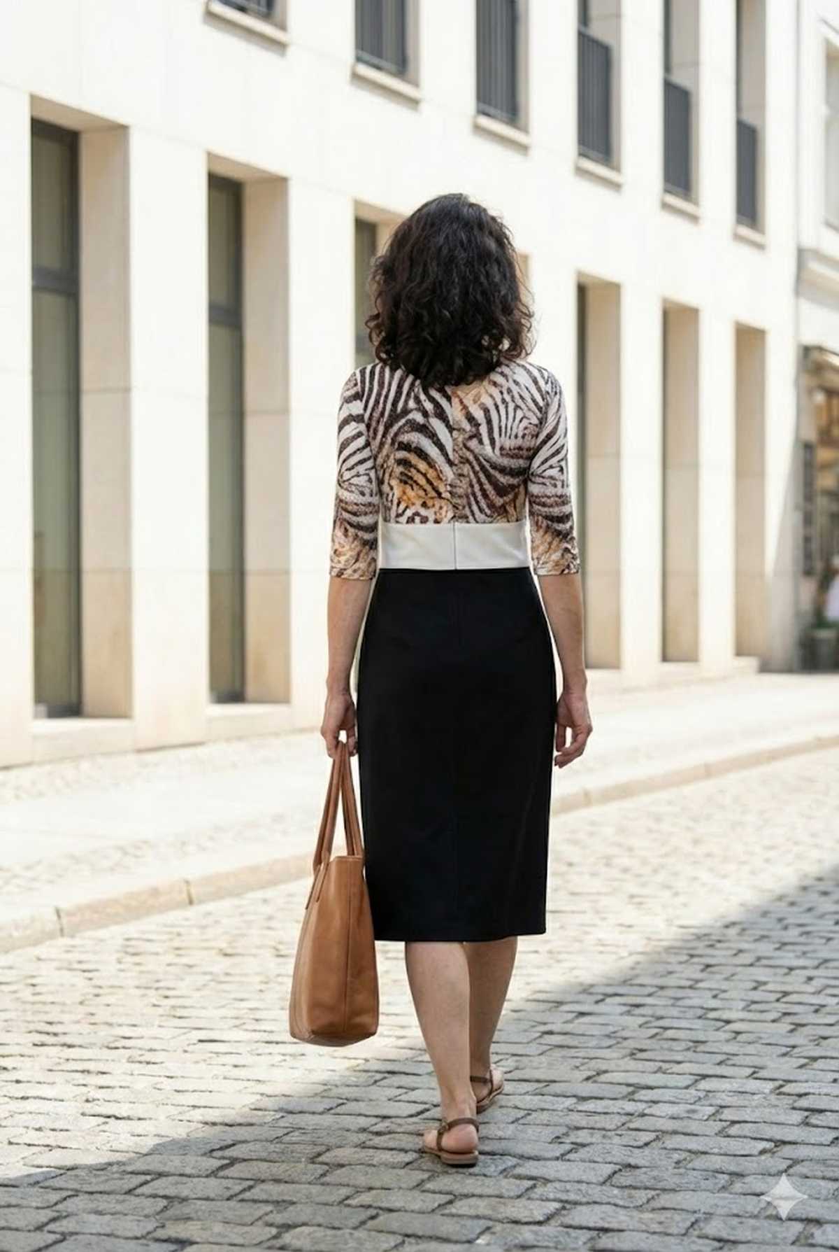 Elegant Contrast Safari Dress — Timeless Style with a Modern Edge