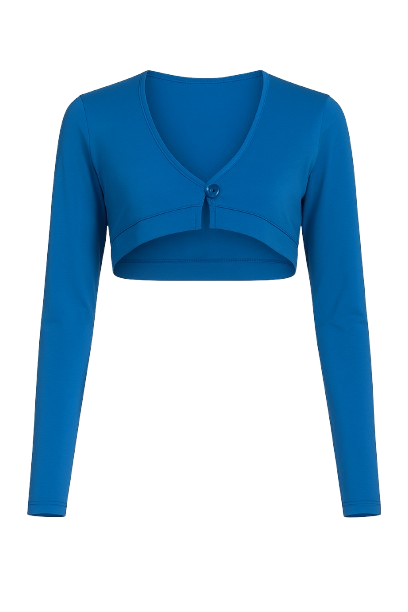 Women’s Viscose-Elastane Jersey Bolero Top – Royal Blue