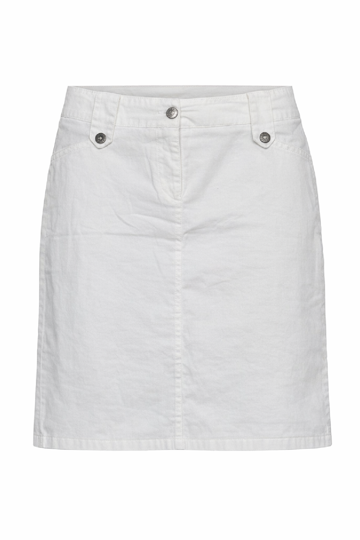 White Tailored Mini Skirt – Clean Lines and Timeless Versatility