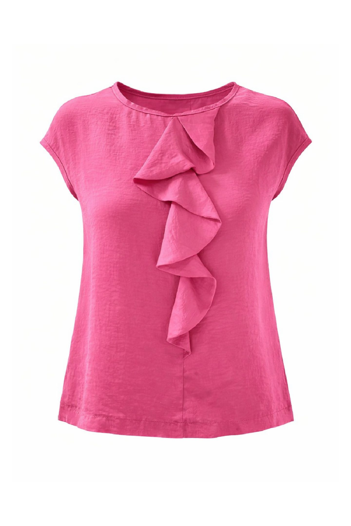 Ruffle Detail Short-Sleeve Top