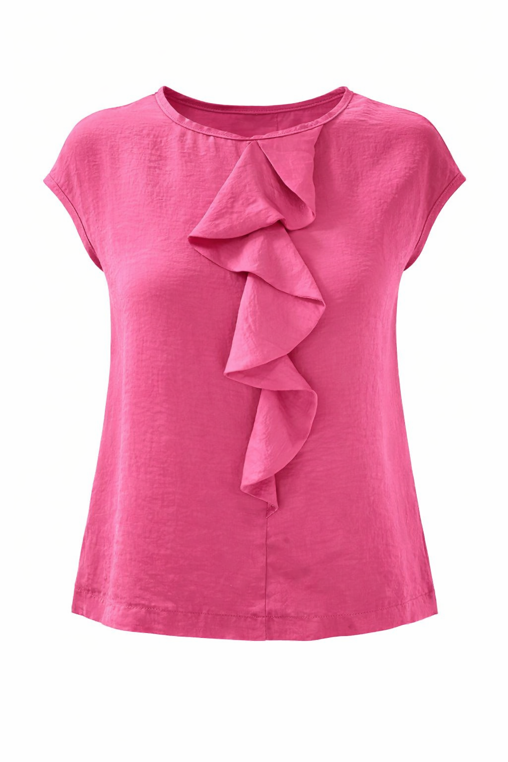 Ruffle Detail Short-Sleeve Top