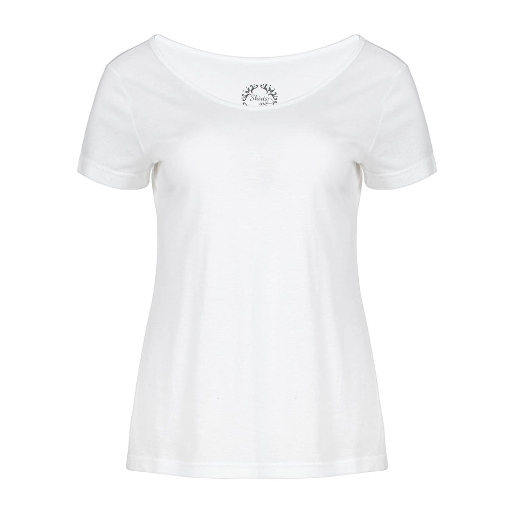 Elegant Scoop Neck Tencel Cotton Top