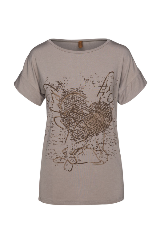 Printed Micromodal Tee Swl