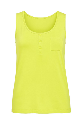 Sleeveless Lime Jersey Top