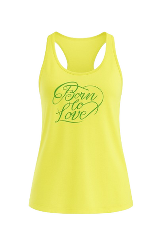 Sport Racer Back Print Top