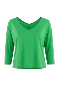 Back Button Long Sleeve Tee