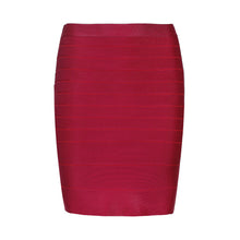 Load image into Gallery viewer, Fitted Red Skirt by Si Fashion