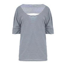 Load image into Gallery viewer, Off Shoulder Striped Top