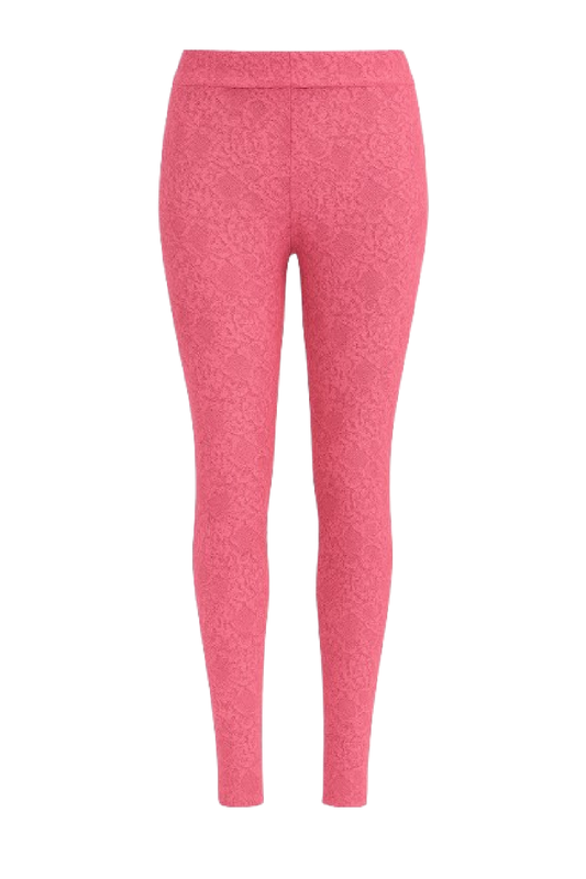 Conquista Κολάν Capri Casual Με Δαντέλα Μονόχρωμο Φούξια Y31.097-11