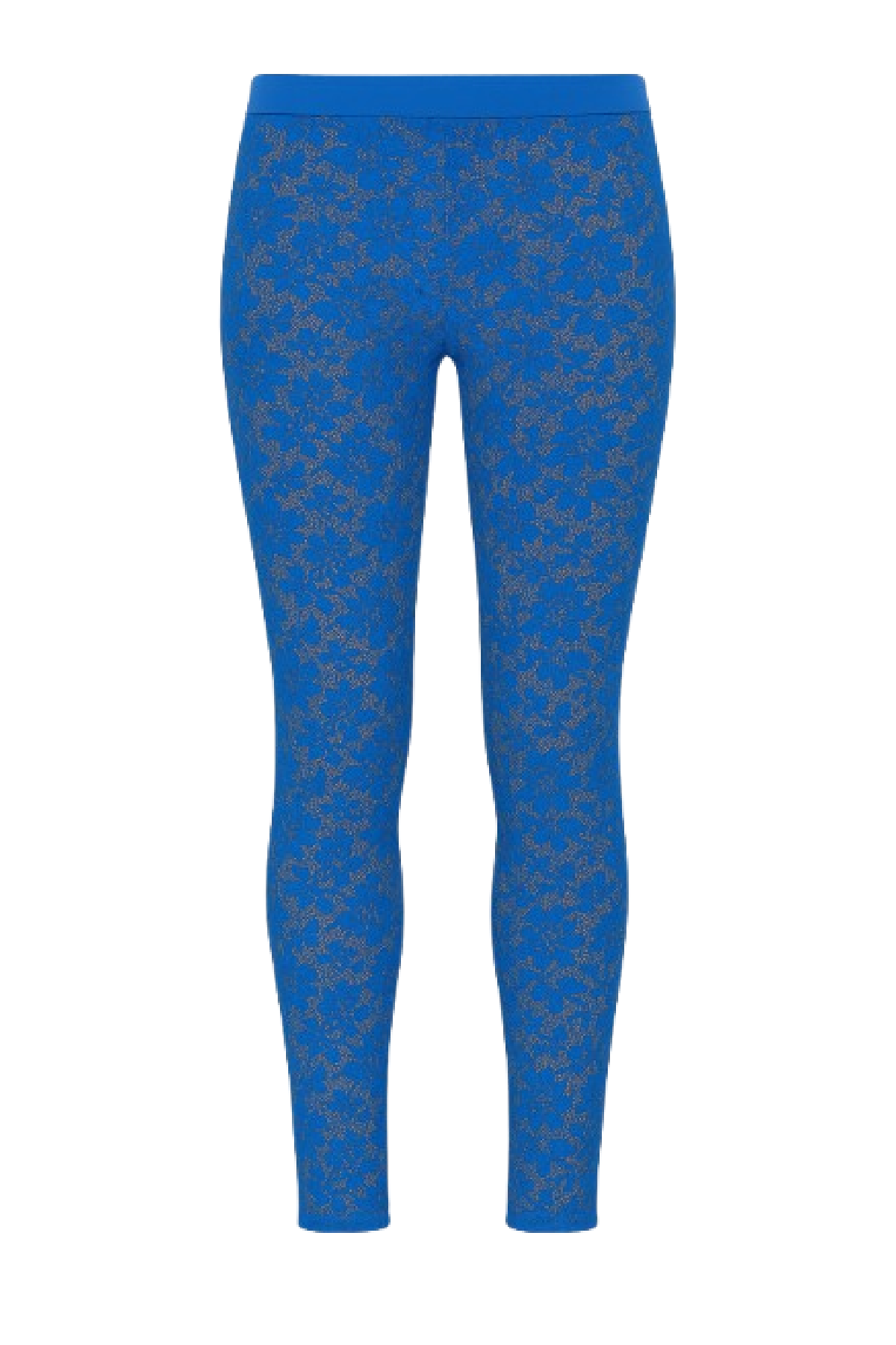 Conquista Κολάν Casual Μακρύ Δαντέλα Floral Μπλε Y31.097-12