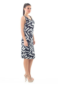 Sleeveless Allover Print Dress