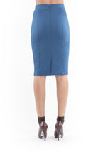 Load image into Gallery viewer, Stretch Pencil Skirt petrol