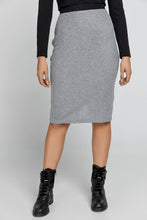Load image into Gallery viewer, Silver Lurex Pencil skirt Conquista