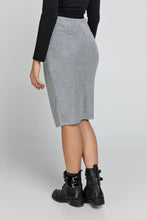 Load image into Gallery viewer, Silver Lurex Pencil skirt Conquista