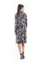 Load image into Gallery viewer, Cowl Neck Paisley Dress