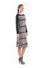 Load image into Gallery viewer, Patterned Sweater Dress