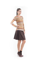 Load image into Gallery viewer, Stretch Long Sleeve Stripe Top