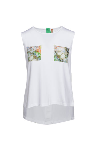 Floral Pocket Detail Top