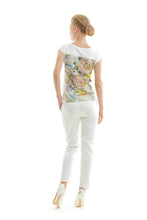 Load image into Gallery viewer, Floral Print Boat Neck Top