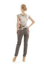 Load image into Gallery viewer, Animal Print Crossover Top