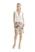 Load image into Gallery viewer, A Line Print Skirt