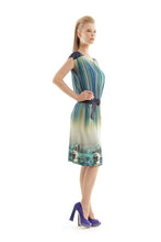 Load image into Gallery viewer, Cap Sleeved Print Dress