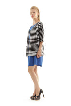 Load image into Gallery viewer, Stripe Pocket Detail Cardigan
