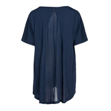 Load image into Gallery viewer, Short Sleeve Open Front Cardigan in Navy