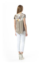 Load image into Gallery viewer, Short Sleeved Geometric Print Top