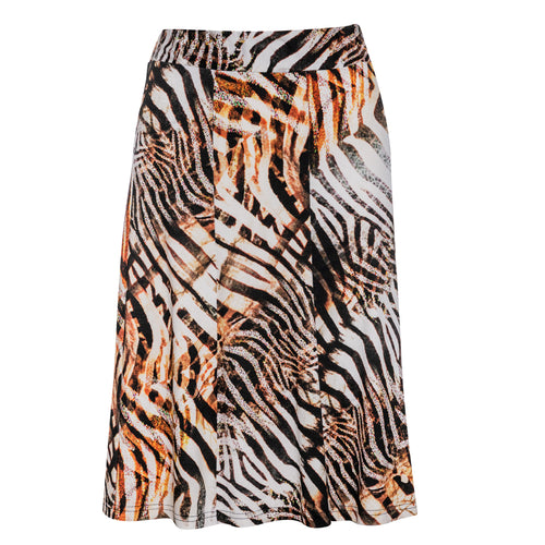 Animal Print Cloche Skirt