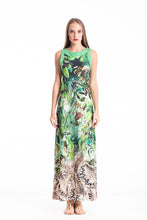 Load image into Gallery viewer, Safari Print Maxi Dress