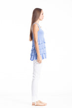 Load image into Gallery viewer, Sleeveless Tiered Frill Top