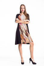 Load image into Gallery viewer, Animal Print A Line Dress