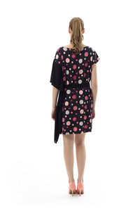 Asymmetric Polka Dot Dress