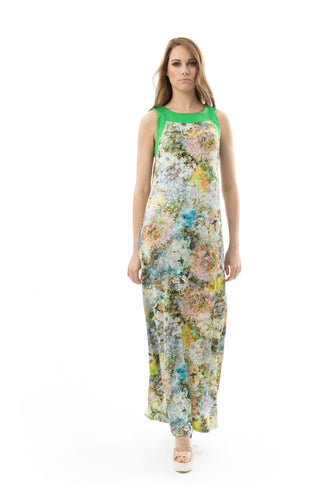 Floral A Line Maxi Dress