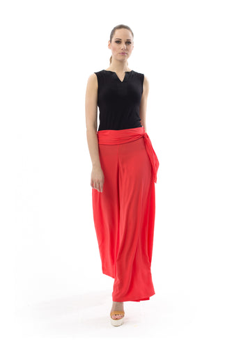 Tie Waist Palazzo Pants