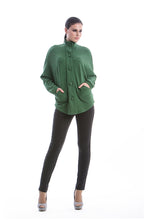 Load image into Gallery viewer, Raglan Sleeve Jacket in Green