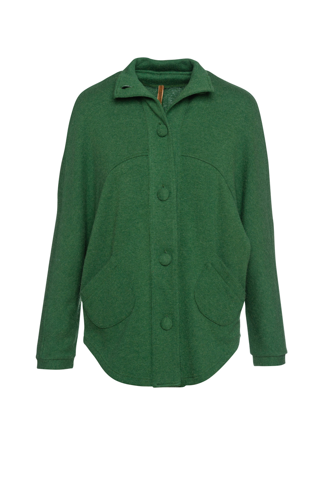 Raglan Sleeve Jacket in Green