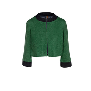 Green Long Sleeve Bolero